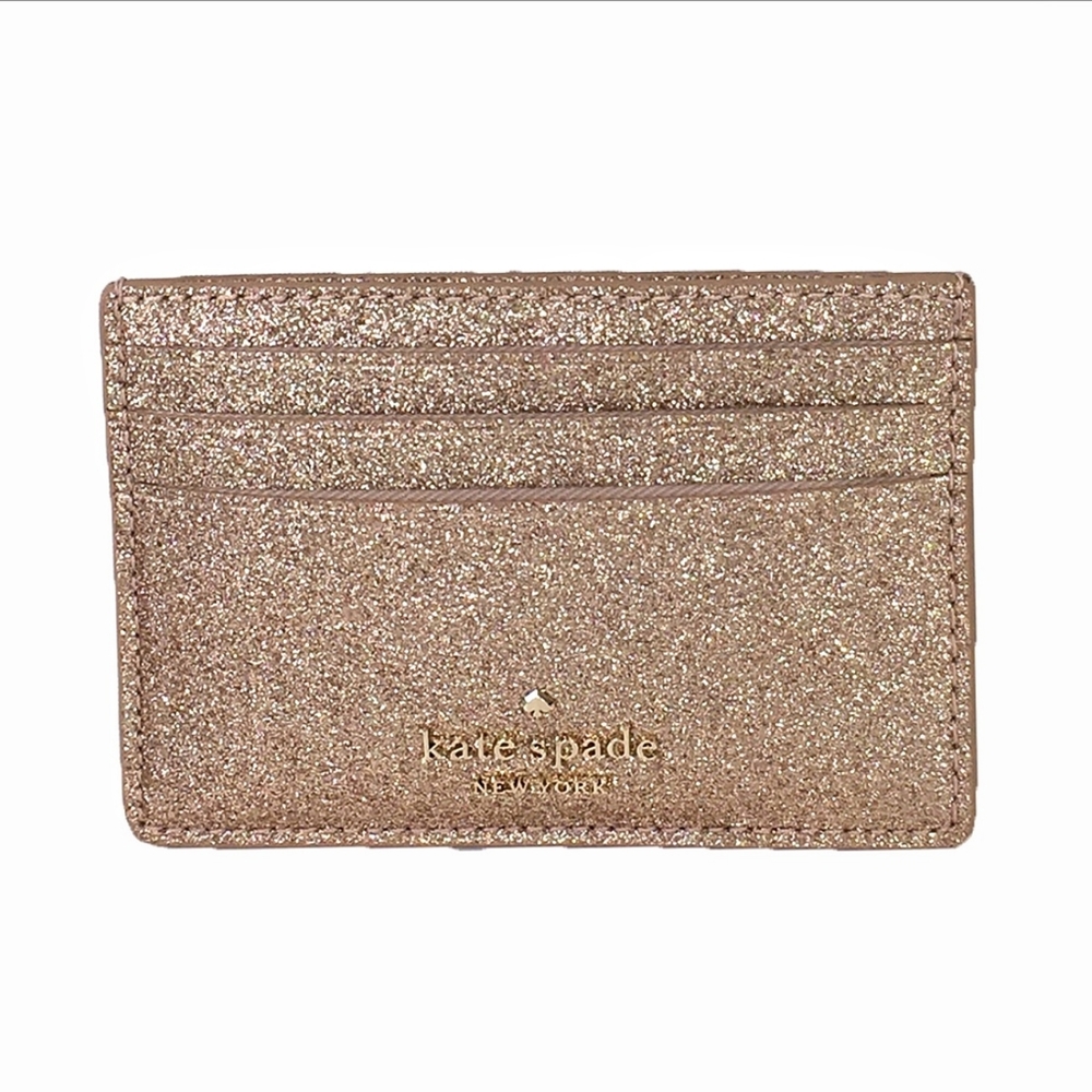 NWOT Kate Spade Joeley Rose Gold Card Case Wallet